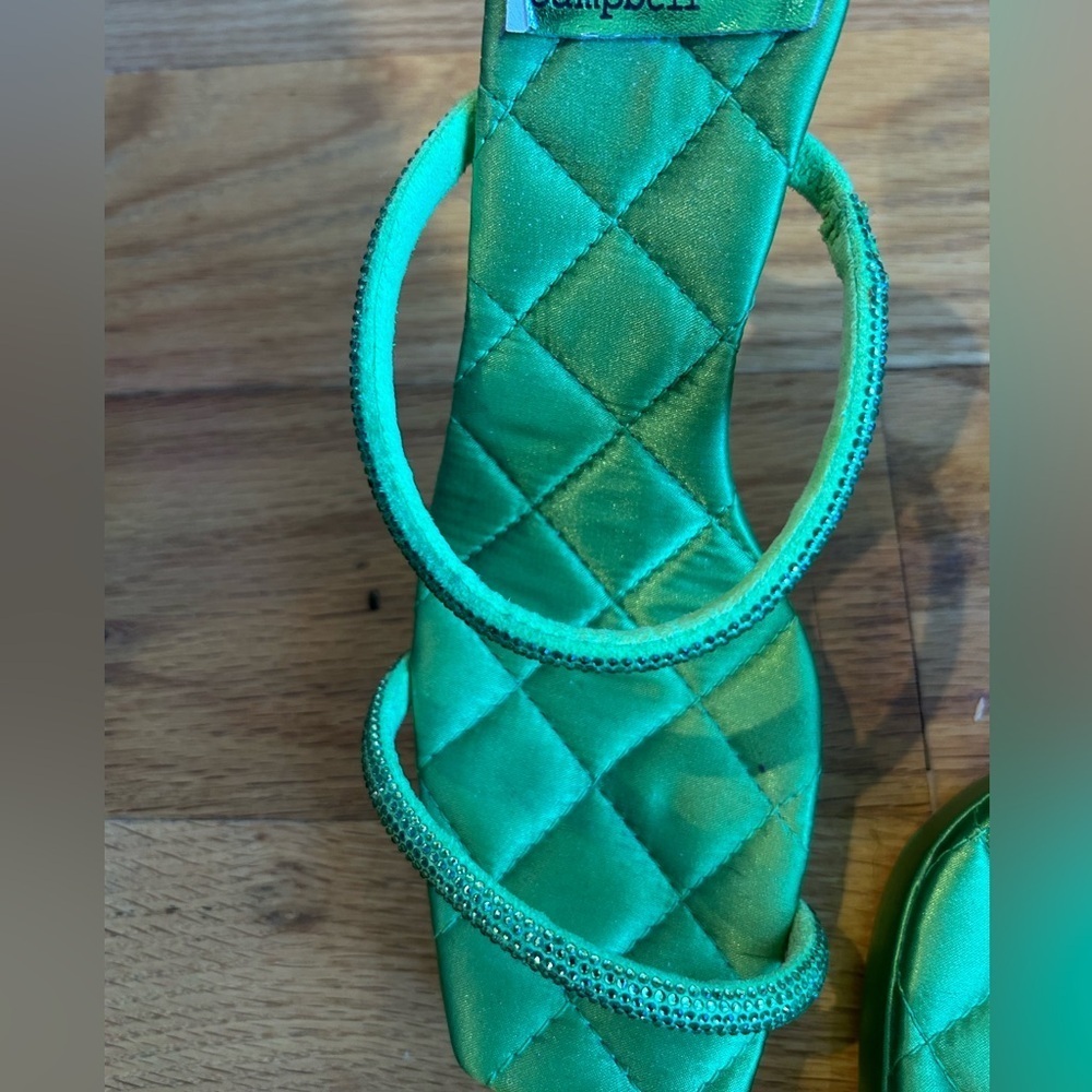 Jeffrey Campbell Rhinestone Lime Green Heels 👠 - Picture 5 of 6